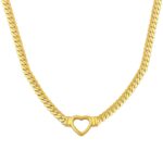 Bold heart necklace